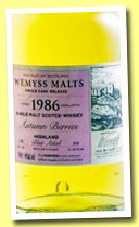 Blair Athol 26 yo 1986/2012 (46%, Wemyss Malts, 'Autumn berries', hogshead, 268 bottles) 